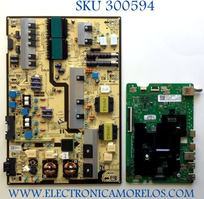 KIT DE TARJETAS PARA TV SAMSUNG / NUMERO DE PARTE MAIN BN94-16448D / BN41-02844A / BN97-17789A / NUMERO DE PARTE FUENTE BN44-01103A / L75E7N_ADY / BN4401103A / PANEL CY-QA075HGEV1H / MODELO QN75Q60AAFXZA BA02 / QN75Q6DAAFXZA BA02  / DISPLAY HV750QUB-F9B